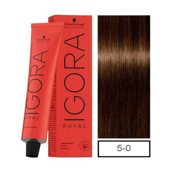 Tintura Igora Royal Tono 5-0 + Oxigenta