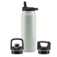 thumbnail image 1 of Botella de agua ZULU Base de acero inoxidable de 1,2 L con 3 tapas, 1 of 8