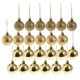 thumbnail image 3 of 24pcs 6cm bolas de navidad navidad adornos de árbol colgando decoraciones de oro, 3 of 5