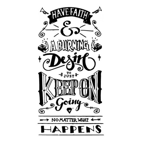 Rienda Libre Graphics - Decomural Have Faith Inspirational Ws-34275