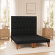 thumbnail image 2 of Cama 2 Plazas Modelo Capitoné Negro, 2 of 7