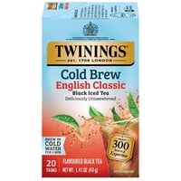 Té Negro Clásico Inglés Twinings Cold Brew 20 Bolsitas
