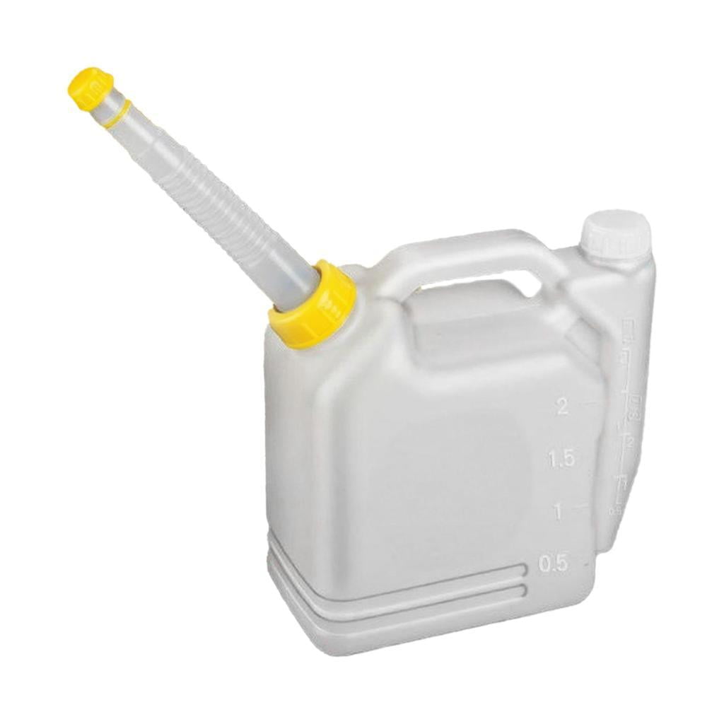 Magideal - Botella Medidora De Aceite Para Motores Portátiles De Dos Tiempos Recipiente Para Mezcla Precisa De Combustible Con Boquilla Pp Engrosado Adecuada Pa 2 Litros
