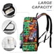 thumbnail image 4 of Monster Bash-theme Backpack, Campus style schoolbag Bookbag with Adjustable Shoulder Straps And Large Zip Compartment, Unisex Travel Bags.42x30x15cm, 4 of 6