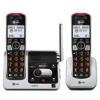 Teléfono Inalámbrico At&T Bl102-2 Dect 6.0 De 2 Auriculares Con Contestador Automático