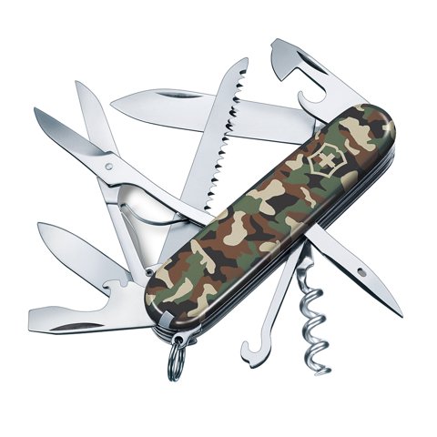 Navaja Huntsman Color Camuflaje Verde Victorinox