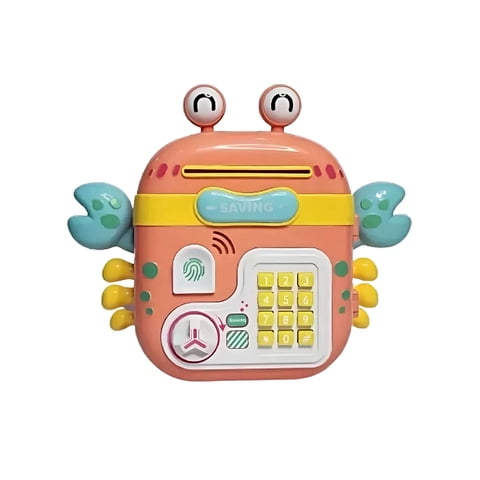 Genérico - Cangrejo Alcancía Mágico: Juguete Electrónico Y Caja Fuerte Para Ahorrar