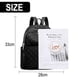thumbnail image 2 of Mochila para mujer, mochila de moda para mujer, mochila de viaje de nailon, bolso de hombro negro, pequeña mochila informal para mujer., 2 of 6