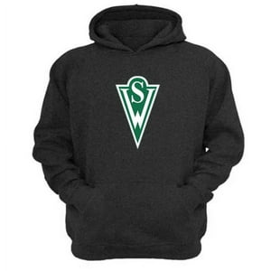 Genérico - Polerón Canguro Santiago Wanderers Gris Oscuro Talla L Unisex