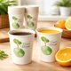 thumbnail image 1 of Vasos Desechable Compostables Biodegradable Café Jugo Agua blanco, 1 of 11