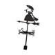 thumbnail image 2 of Lady Roof Mount Weather Vane Ornament Decoración del jardín Decoración del viento Medición de la herramienta Metal Weatherervane para invernaderos de, 2 of 5