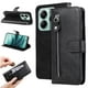 thumbnail image 3 of Funda con Cremallera para Xiaomi Poco M7 Pro 5G, Carcasa Cartera de Cuero PU con Soporte y Tarjetero, 3 of 5