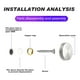 thumbnail image 3 of Tapa Tornillo Inoxidable Embellecedor 4un, 3 of 3