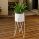 thumbnail image 2 of Porta Macetero Pedestal Decorativo Blanco 63 cm, 2 of 3