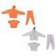 thumbnail image 4 of 2 Piezas 1/12 Sudadera Masculina Femenina Para Figura De Acción De 6", 4 of 5