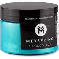 Polvo De Mica Azul Turquesa Meyspring - 50 G - Pigmento De Color Para Resina Epoxi