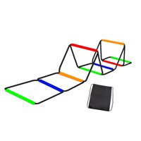 Magideal - Escalera De Agilidad Para Entrenamiento De Pies, Plegable, Portátil, Para Ejercicios De Pies, Equilibrio, Fútbol, Escalera De Velocidad, Equipo De E 8 Rejillas Con Bolsa