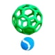 thumbnail image 4 of Juguetes Interactivos Para Perros Ball Lawn Garden Lanzar Jugar Al Aire Libre Juguetes Para Masticar Perros Verde Con Tenis, 4 of 5