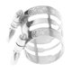 thumbnail image 5 of Boquilla De La Boquilla De La Boquilla Del Saxofón Alto Tallada Para Los Jugadores De Saxofón Plateados Plateados, 5 of 5