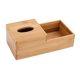 thumbnail image 4 of Caja De Pa?uelos De Bambú, Soporte Resistente Para Caja De Pa?uelos, Mesita De Noche, Encimera, Oficina, 4 of 5
