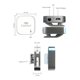 thumbnail image 4 of Audífonos Manos Libre Bluetooth Híbrido - Comercial Belsan negro, 4 of 7