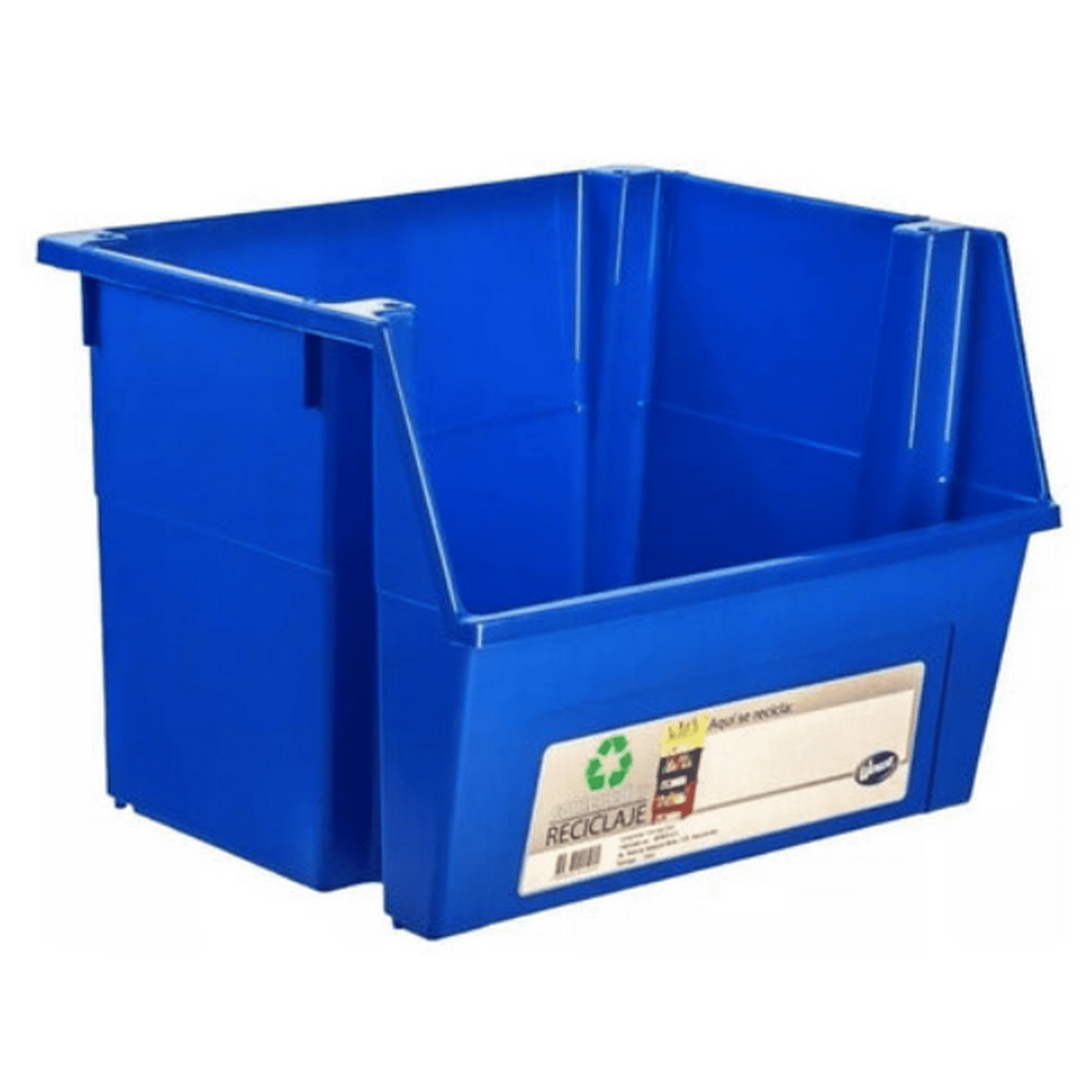 Wenco - Contenedor De Reciclaje Azul