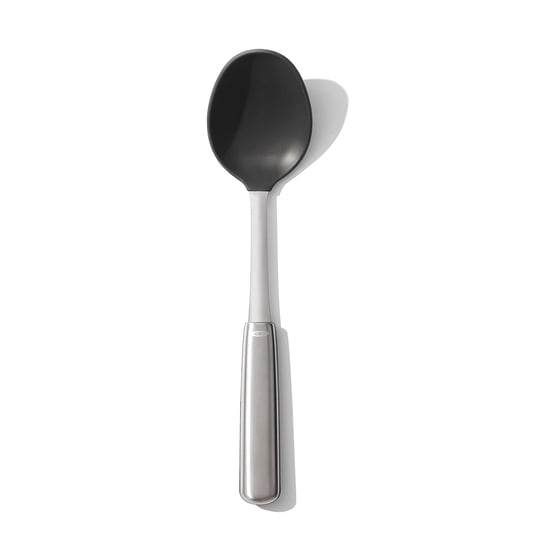 Oxo - Cuchara De Cocina Steel Silicone Para Utensilios De Cocina Antiadherentes