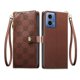 thumbnail image 1 of Funda Billetera con Cierre para [Motorola Moto G34] con Tarjetero, Soporte y Correa de ManoMarrón, 1 of 5
