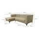 thumbnail image 3 of Seccional Raul Chenille Beige Izquierdo, 3 of 3