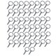 thumbnail image 2 of 50 Piezas De Llaveros Divididos Con Cadena Para Manualidades DIY, Accesorios Para Hacer Llaveros, Color Negro, 2 of 4
