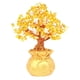thumbnail image 2 of Mini árbol De Dinero De Cristal Estilo Bonsái Feng Shui Trae Riqueza Suerte Amarillo, 2 of 3