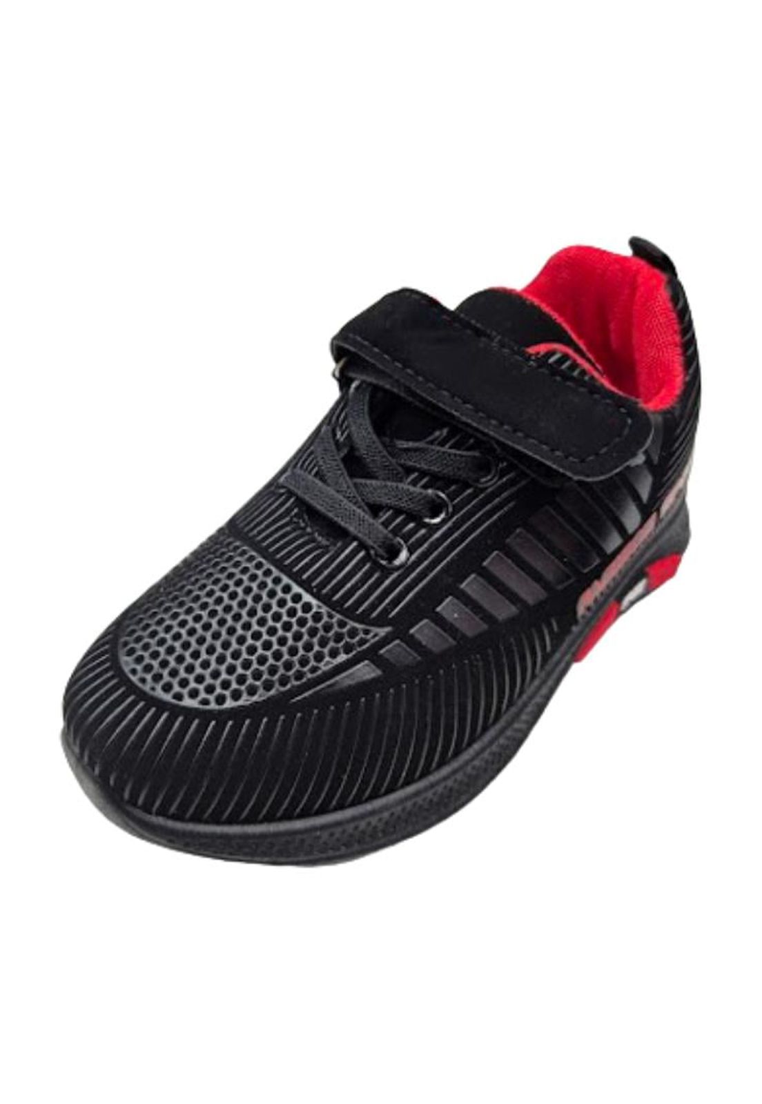 Vinnys Outlet - Zapatilla Urbana Negro Velcro