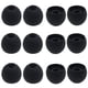 thumbnail image 1 of Puntas de Silicona Grandes JNSA 12 mm 6 Pares Negro, 1 of 3
