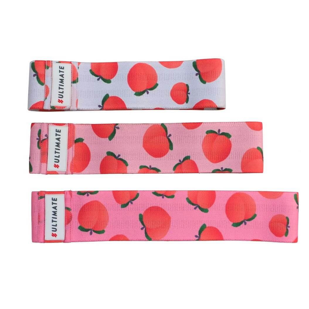 Ultimate Fitness - Pack 3 Hip Loop Peach – Banda Elástica Glute Limited Edition