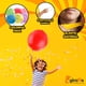 thumbnail image 3 of Globos Neon Punch, paquete de 30 unidades, para fiestas infantiles de más de 3 años, 3 of 6