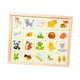 thumbnail image 2 of Juego de mesa de madera Montessori, juegos educativos, aprendizaje de matemáticas, tablero de conteo portátil, juguetes de tablero a juego para niños, animales, 2 of 5