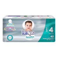 Chicolastic - Pañal Bebe Tips Sensit T4 Grande Panal X 40 Unidades