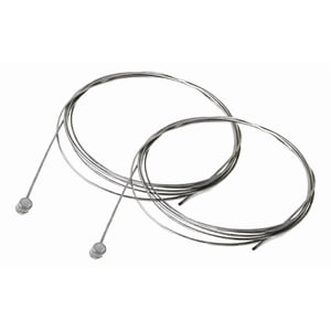 2 Cables Freno Trasero Shimano Acero 2050Mm Bicicleta Mtb