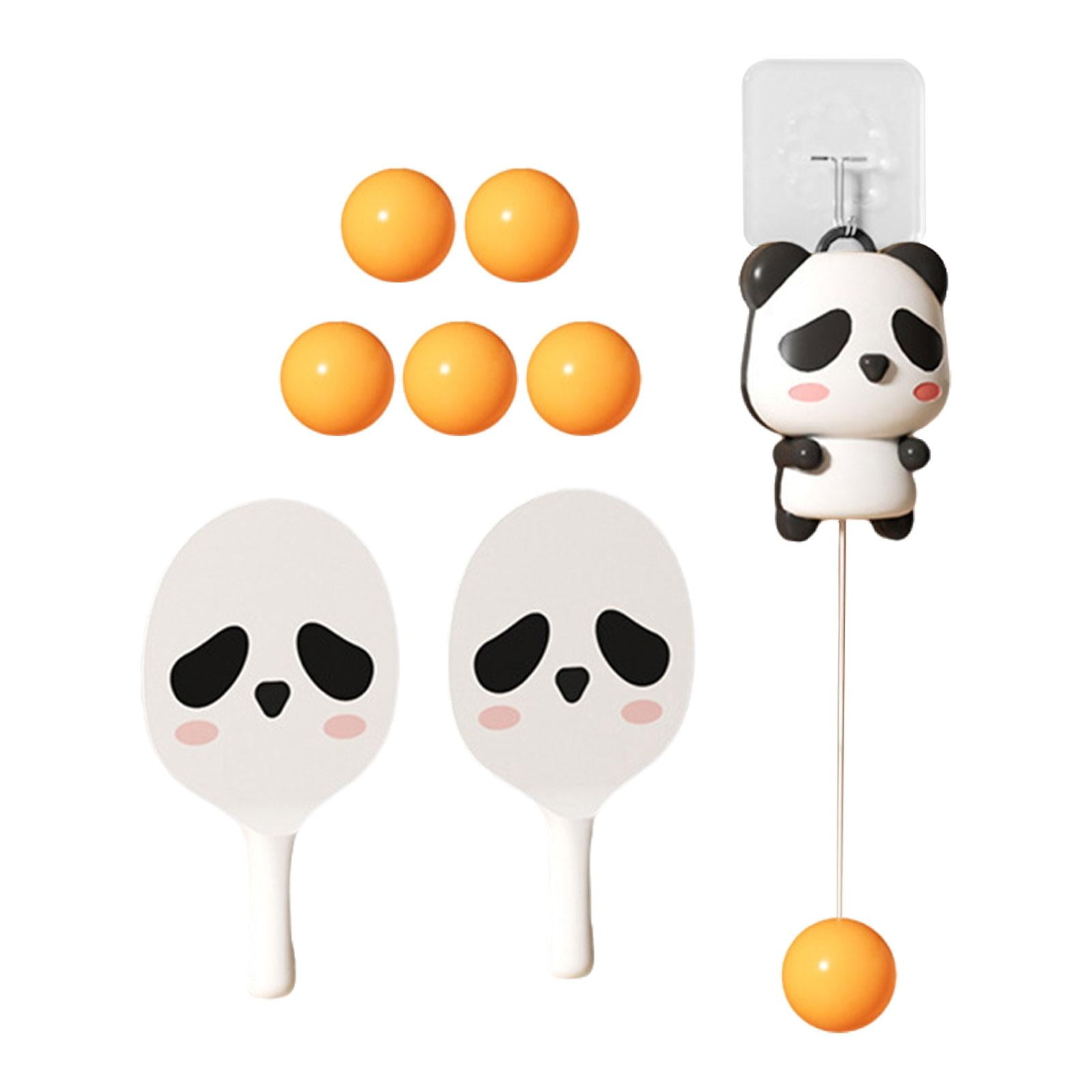 Ioensy - Juego De Entrenador De Tenis De Mesa Colgante Con Raqueta Y Pelota Para Ejercicio Deportivo En Interiores