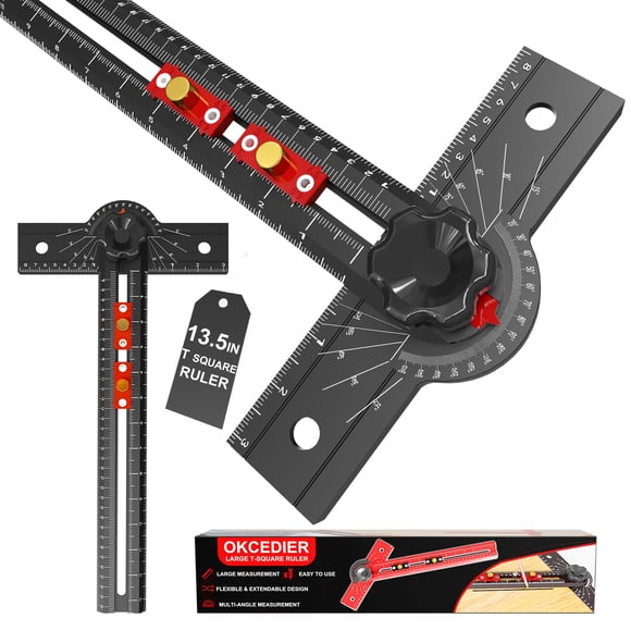 Escuadra en T OKcedier 34 cm Ángulo Ajustable 15-165°