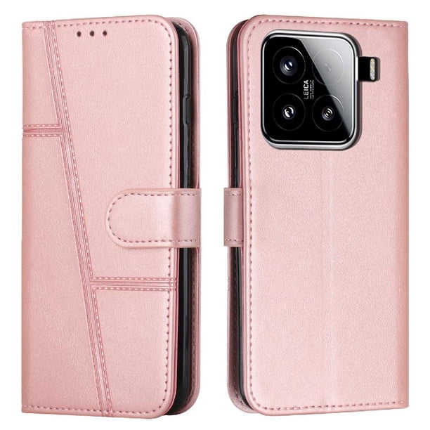 Funda Flip Para Xiaomi 15 – Carcasa Delgada Y Resistente A Impactos Con Soporte Para Uso Diario Y Profesional