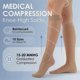 thumbnail image 2 of Calcetines de compresión ABSOLUTE SUPPORT 15-20 mmHg Natural, 2 of 8