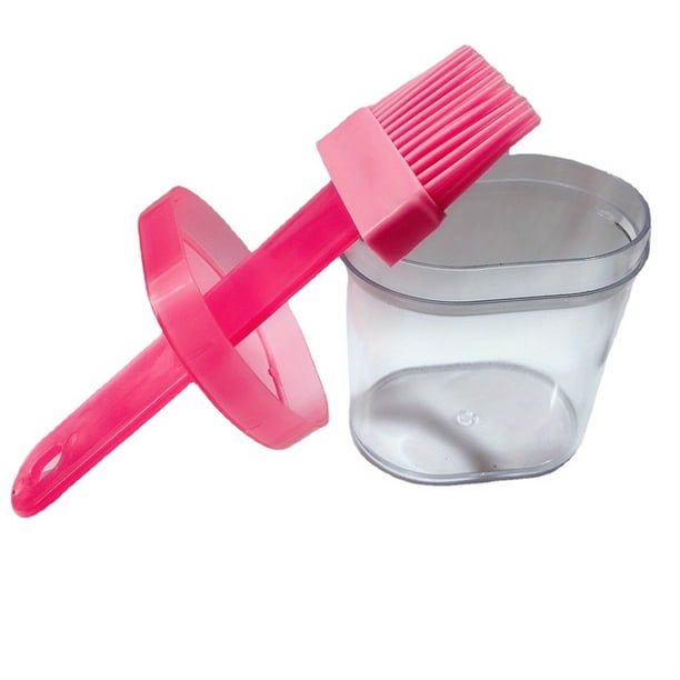 1pc Integrated Barbecue Brush, Japanese Oil Brush, High-Temperature Resistance, Cooking Kitchen Pancake Home Baking Oil Brush With Bottle Cooking Tool For Home Pancake Making, Kitchen Baking, Outdoor