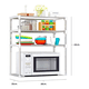 thumbnail image 2 of Organizador Metálico 3 Niveles Cocina Baño Multiuso, 2 of 5