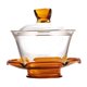 thumbnail image 5 of Juego De Tetera De Vidrio Con Tapa, Tetera Grande, Juego De Té De Vidrio Kungfu Para Cocina, Amarillo, 5 of 5