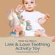 thumbnail image 2 of Toy Itzy Ritzy Link & Love para silla de paseo o asiento de coche, unicornio, 2 of 8