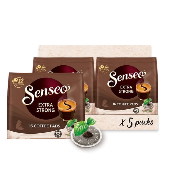 Cápsulas De Café Extra Fuerte Tostado Oscuro 80 Unidades