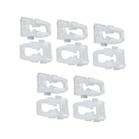 Magideal - 10X Moldura De Puerta De Guardabarros Lateral Para Carrocería De Coche Clips Reemplaza Piezas Para Fácil De Instalar Piezas De Automóvil