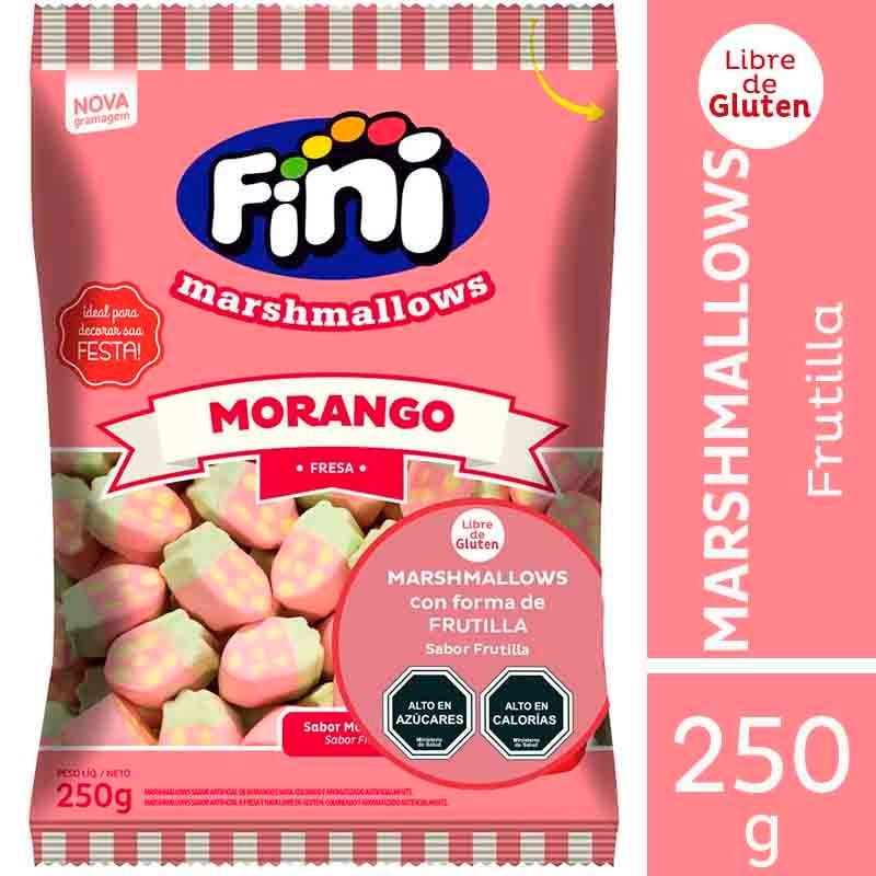 Marshmallows Frutillas 250 G 250 g Fini