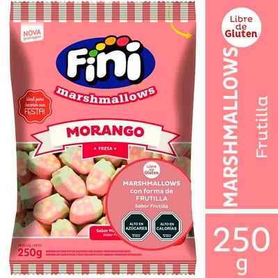 Marshmallows Frutillas 250 G 250 G Fini